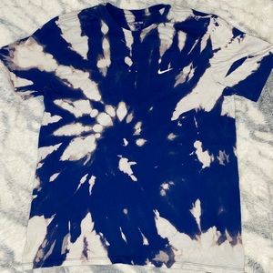 Custom tie dye Nike tee